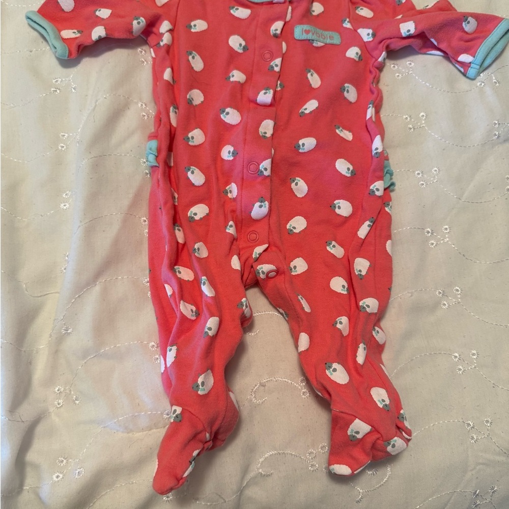 Cozy Red Footed Onesie by